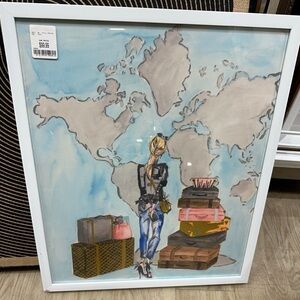 Colleen Karis print canvas painting large travel the world 20x24